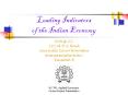 Leading Indicators of the Indian Economy Group 12: Lt Col 