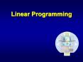 Linear Programming Introduction Mathematical programming i