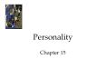 Personality Chapter 15 Personality An individual 