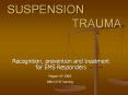 Recognition, prevention and treatment for EMS Responder