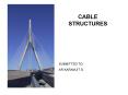 cable structures submitted to: ar.karamjit s. cable system