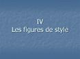 IV Les figures de style a) Les jeux de mots faisant appe