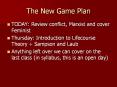 The New Game Plan TODAY: Review conflict, Marxist and cove