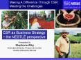 Making A Difference Through CSR: Meeting the Challenges CS