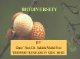 BIODIVERSITY BY Dato  Seri Dr. Salleh Mohd Nor TROPBI