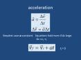 acceleration Simplest case a=constant. Equations hold eve