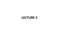 LECTURE 5 COFFEE (COFFEA SPECIES) Family: Rubiacea