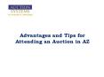 Advantages and Tips for Attending an Auction in AZ