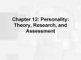 Definition of Personality An individual s uniqu