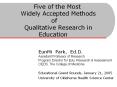 ... Diagnosis Research Approaches Five Qualitative Method