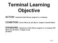 ACTION: Implement total fitness program in a company