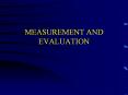 measurement and evaluation importance and purpose o