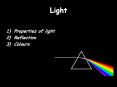 Light Properties of light Reflection Colours Part 1 