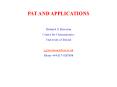 PAT AND APPLICATIONS Richard G Brereton Centre fo