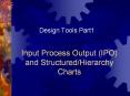Design Tools Part1 Input Process Output (IPO) an