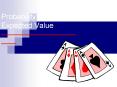 Probability And Expected Value              Probability    