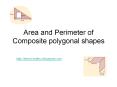 Area and Perimeter of Composite polygonal shape