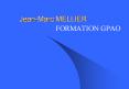 ... GPAO Informatisation de la gestion de production 