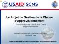 Le Projet de Gestion de la Chaine d Approvisionnement ... 