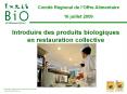 Comit  R gional de l Offre Alimentaire 16 juillet 200
