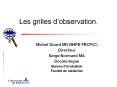 Les grilles d observation. Michel Girard MD MHPE FRCP(C