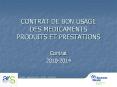 CONTRAT DE BON USAGE DES MEDICAMENTS PRODUITS ET PRESTATION