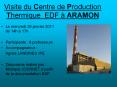 Visite du Centre de Production Thermique EDF   ARAMON L