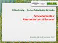 II Workshop   Gastos Tribut rios da Uni o Funcionamento 