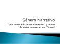 Tipos de mundo (acontecimientos) y modos de iniciar un