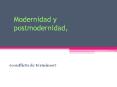 Modernidad y postmodernidad,  conflicto de t rminos