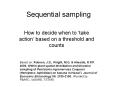 Sample 15 plants, count insects Sample 5 more, add number o