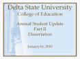 Delta State University College of Education Annual Studen