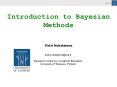 Introduction to Bayesian Methods Petri Nokelaine