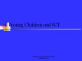 Young Children and ICT Overview The Digital Divid