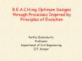 ... Evolution Evolution is the process by which moder