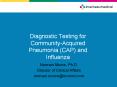 Diagnostic Testing for Community-Acquired Pneumonia (CAP