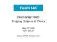 Firalis SAS Biomarker R&D Bridging Science to Clinics Ma