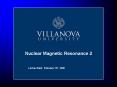 ... 1H  15N Correlation Determination of Relativ