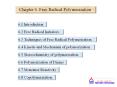 Chapter 6. Free Radical Polymerization 6.1 Introduction 6.