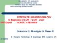 ... Dg challenge STRESS TEST Stress modalities: Exercis