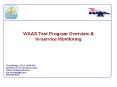 WAAS Test Program Overview & In-service Monitoring To