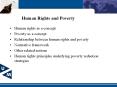 Human Rights and Poverty Human rights as a concept Povert