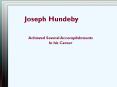Joseph Hundeby Has Achieved Several Accomplishments