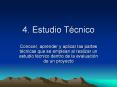 4. Estudio T cnico Conocer, aprender y aplicar las partes 
