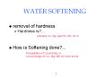 For CE 3234 ... removal of hardness Hardness is?... How i