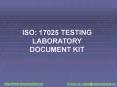 ISO 17025 TESTING LABORATORY DOCUMENT KIT By ISOConsultant