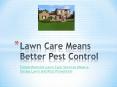 Lawn Care Means Better Pest Control - Comprehensive Lawn Care Services Mean a Strong Lawn and Pest Prevention
