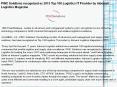 PINC Solutions recognized as 2013 Top 100 Logistics IT Provider by Inbound Logistics Magazine