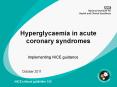 Hyperglycaemia in acute coronary syndromes Implementing NIC