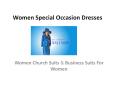 Women Special Occasion Dresses | Business Suits For Women | Women Church Suits